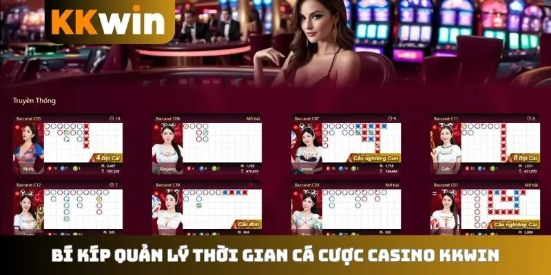 Bí kíp quản lý thời gian cá cược casino KKWIN
