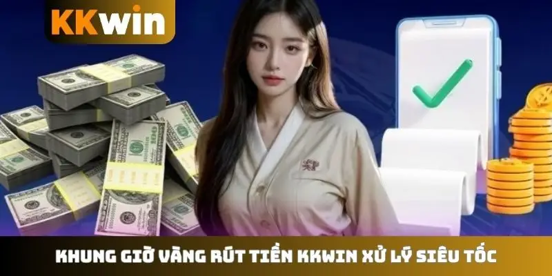 Khung giờ vàng rút tiền KKWIN xử lý siêu tốc
